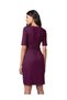 Women's Short Sleeve Breastfeeding Detailed Hijab Suitable Viscose Comfortable Stylish Midi Maternity Dress - 4
