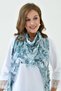 Women's Lace and Mesh Embroidered Washable Sporty Stylish Textured Neck Collar Shawl - 7