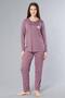 Long Sleeve Pajama Set Seasonal Viscose 790-64 - 4