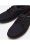 Men's Leather Navy Blue Casual Shoes - 4