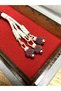 Trabzon Hand Knitted Burgundy Blue Kazaz Rosary - 2