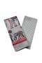 Set of 2 Kitchen Napkins 100% Cotton Woven Patterned and Printed 40 X 60 Kitchen Towel Set - 2