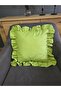 Ruffled Throw Pillow Cover Has Liquid Repellent Property - 5