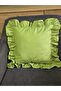 Ruffled Throw Pillow Cover Has Liquid Repellent Property - 2