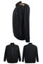 Men's Large Size Cotton Wide-Fit Stand-Up Collar Zippered Sweat Coat Suitable for Weight between 122-158 Kilograms - 2