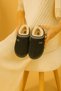 Women's Thick-Soled Fur Lined Warm Lined Winter Saddle Indoor Outdoor Indoor Slippers Street Fashion - 2