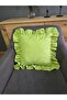 Ruffled Throw Pillow Cover Has Liquid Repellent Property - 4