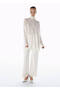 Ecru Merino Wool Blend Knitwear Tunic - 2