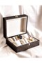 6 Watch Box, Faux Leather Covered, Custom Made, Handmade