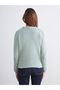 Alita City Soulife Green Knitwear Plain Women's Cardigan with a Difference - 4