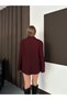 Oversize Double Lined Buttoned Pocketed Long Polyviscose Baboş Blazer Jacket - 8