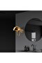 Togg Modern Metal Plated Headboard Single Wall Sconce Glossy Gold, Retro Wall Lamp Togg-14828 - 3