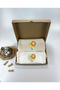 Leo Design 100% Cotton Short Sleeve Baby Bodysuit and Raw Pouch Gift Set - 5