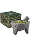 Genuine Handmade Mexican Mortar and Pestle, Molcajete de Piedra Natural Volcanica Stone, Heavy & Dur - 6