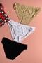 Aira Veil 6-Pack Patterned Perforated Breathable Cotton Women's Panties Feel Soft Touch (Elosia-50E31) - 2
