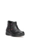 Elit Erlplv1526-D-F Women's Genuine Leather Flat Boots Black - 2