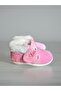 Pink Girl's Baby Winter Soft Home Slippers - 7