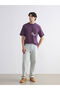 Crew Neck Printed Combed Cotton Men's T-Shirt - 2