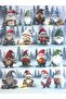 16-Piece Christmas Gnome Sticker Set – Waterproof – 3X4.5Cm – for Gift Wrapping Decoration - 3