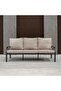 Torino 9-Seater Outdoor Sofa Set - Modern Grey Design, Durable Steel Frame, Comfortable Cushions - 6