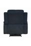 Paladin 1 Seater Fabric Recliner with LED & Cup Holder - Stylish Blue Recliner for Comfort - 6