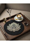 Silver French Lace Decorative Sycamore Model Coffee Cocktail Presentation Napkin Set of 6 - 3