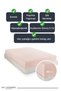 Hypoallergenic Elasticated Bedsheet, 100% Cotton Jersey Fabric, Single/Double/King Size - 2