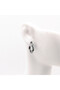 Mesh Design Threaded 316L Stainless & Tarnish-Free Steel Earrings Pair - 6