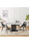 Casandra 1+6-Seater Dining Set - Marble & Grey - Stylish, Durable, 2-Year Warranty - 7