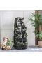 Oasis Multi-Color Outdoor Fountain 40x40x98.5 cm - Polyresin Garden Water Feature - 6