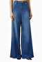 Palazzo Wide Leg Denim Jeans, Modern and Elegant Cut