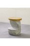Bloom MGO Side Table - Multi Color Outdoor Garden Ornament - Stylish 39.5" Table for Patio