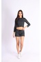 Women's Punta Reported Camisole Black Casual Shorts