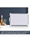 Magnetic Whiteboard 30x40 cm – Dry Erase Silver Frame Board for Office, School & Home Use - 6