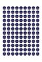 New Year's Pine Themed Happy New Year Sticker Set, New Year's Gift & Package Label, 108 Pieces, 33X33Mm, Blue