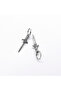 Sword Pendant Model with Ring Pass-Through 316L Stainless & Non-Tarnish Steel Earrings Pair - 3