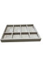 Wooden Jewelry and Glasses Organizer Inside the Drawer 9 Compartments Baby Face Fabric Organizer - 3