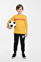 Fan Color Themed Boys' Top and Bottom Set with Elasticated Legs - 4