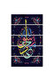 لوحه جداريه إسلاميه - محمدٌ رسولُ الله - ١٣٠٥ - مقسمه خمسة قطع متساويه