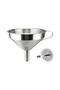 13cm Stainless Steel Funnel - Wide Mouth Kitchen Oil, Liquid, and Spice Transfer Tool,BB3365