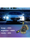 مصابيح أمامية LED M8 PRO 9005، 130 واط، 30000 لومن - 6500 كلفن، IP65، فائقة التركيز - 5