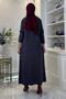 Melis Çelik Knitted Sweater Set Anthracite - 4