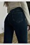 Retica Comfortable Fit Lycra Women's Flare Dark Blue Jeans - 2