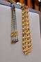 Elegant Design Silver Tassel Fire-I Crimped Amber Prayer Beads - 6