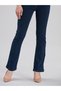 Dark Blue High Waist Jeans Flared Leg Women's Jeans the Most Beautiful Jeans in Blue - 4