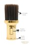 Gold Powder Container Neck Brush Hair Salon Cleaning Brush Neck Brush Neck Cleaning Brush - 2
