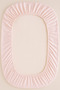 1St Quality Natural Anatolian Cotton Hypoallergenic Elastic Fitted Sheet Set Pink - 5