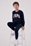 Boys' Cotton 3 Thread Non-Brushed Crew Neck Bottom-Top Set Q3Pkl3Kk38 - 2