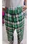 Unisex Relax Checked Plaid Trackpants Re7Edi̇3
