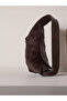 Suede Velvet Bitter Coffee Hand and Shoulder Bag - 4